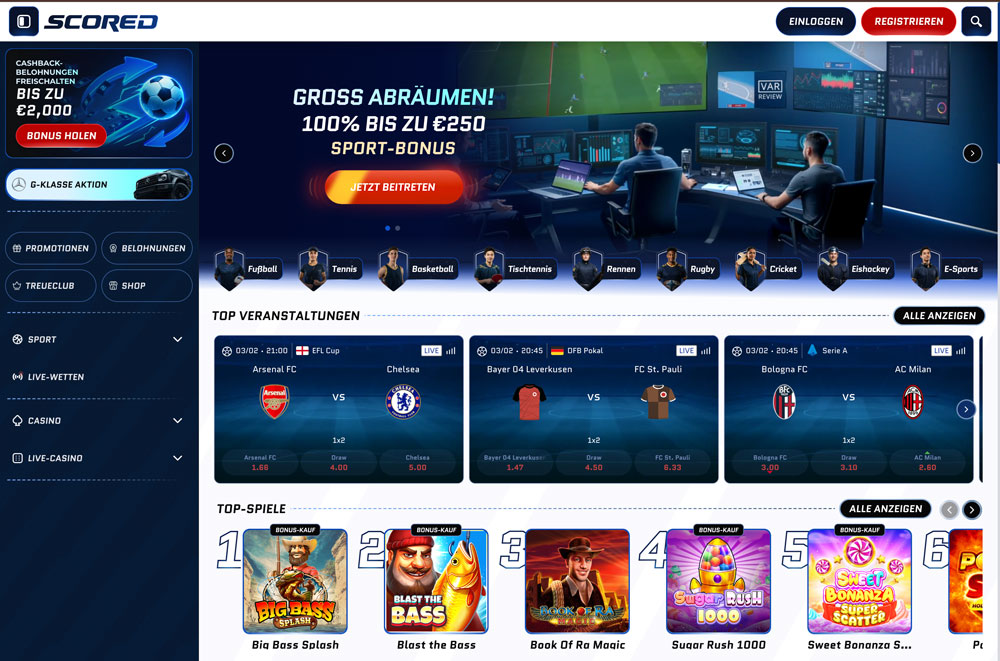 Scored Website