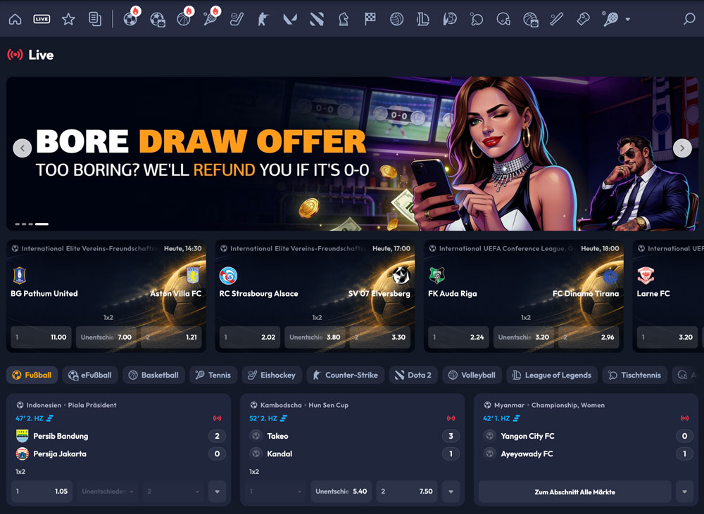 SpinHub Livewetten
