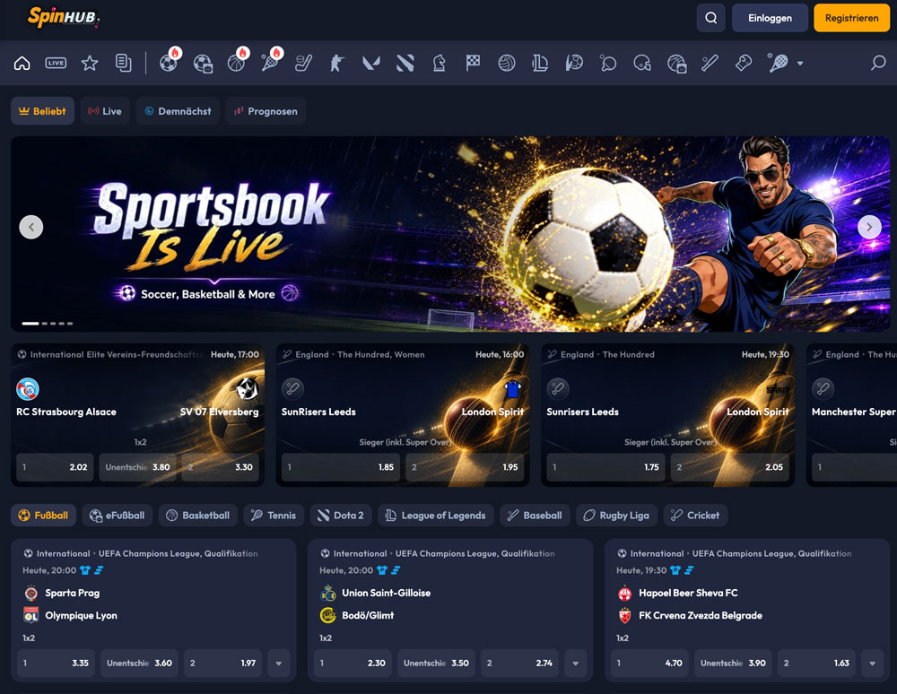 SpinHub Sportwetten