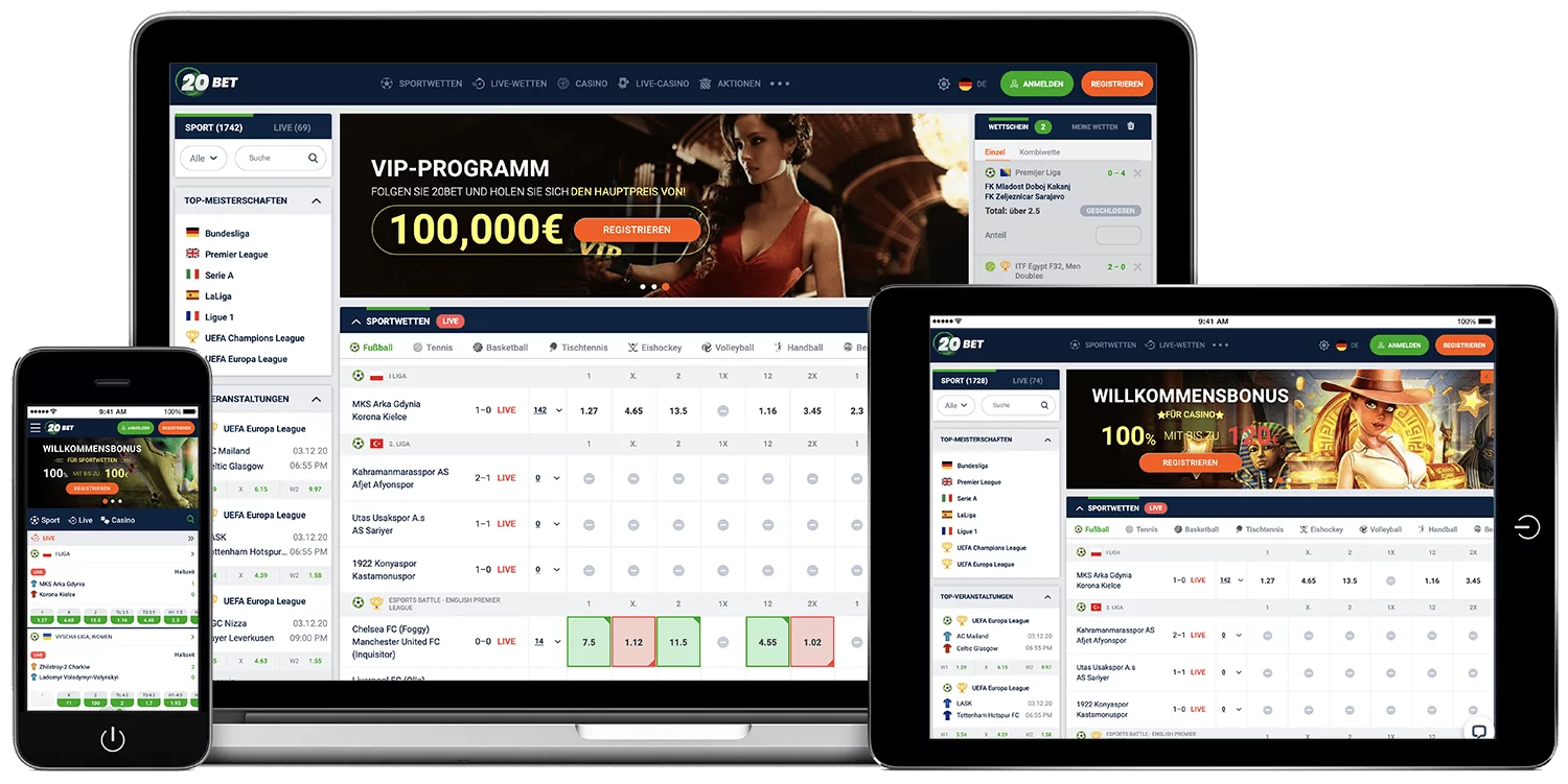 20bet Website
